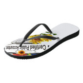 Flip Flops für Sonnenblumen Badesandalen (Schrägansicht)