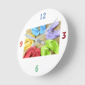 ***FLIP FLOPS GALORE*** CLOCK RUNDE WANDUHR (Winkel)