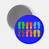 Flip Flops Galore Magnet (Vorderseite/Rückseite)