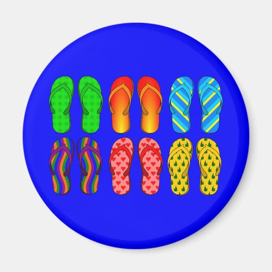 Flip Flops Galore Magnet (Vorne)