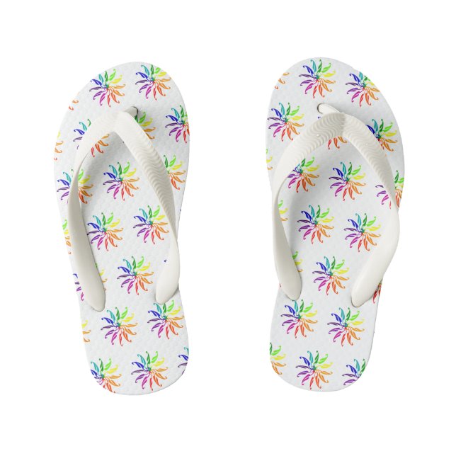 Flip Flops - gepolstertes Farbrad Kinderbadesandalen (Fußbett)