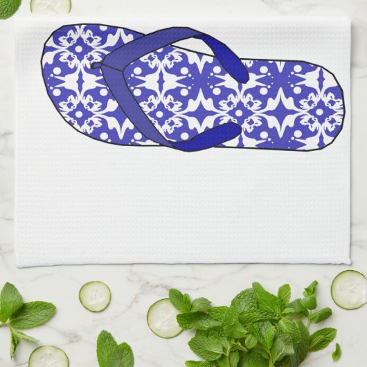 Flip Flops Geschirrtuch (Gefaltet)