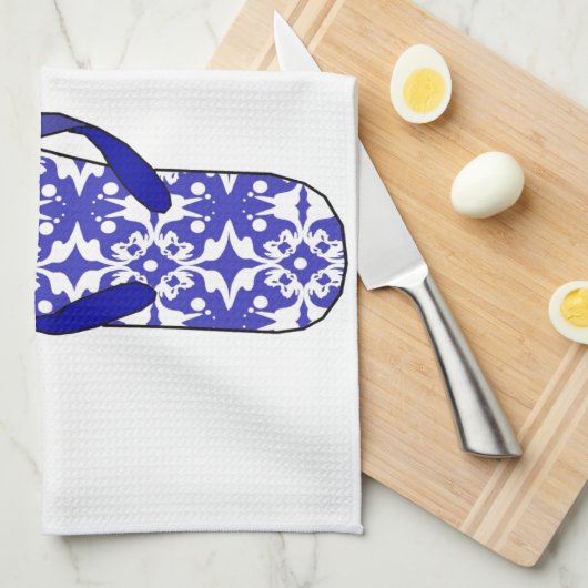 Flip Flops Geschirrtuch (Viertel Falte)