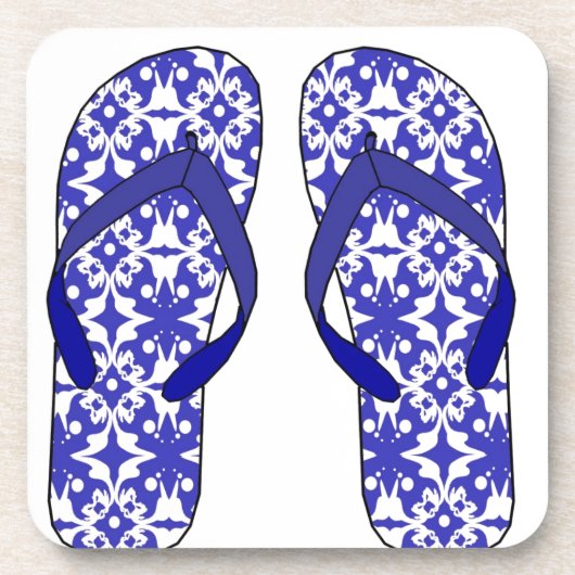 Flip Flops Getränkeuntersetzer (Vorderseite)