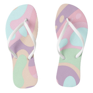 Flip Flops glücklich Sommer bunt Badesandalen