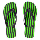 Flip Flops (grün und schwarz gestrichen) Badesandalen (Fußbett)
