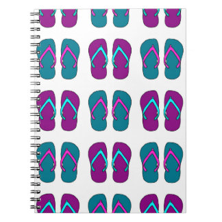 Flip Flops: Hellweiß Vintag. Notizblock