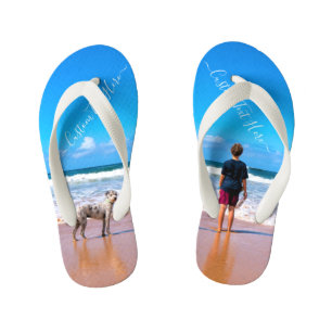 Flip Flops Ihres Foto Kids mit einem benutzerdefin Kinderbadesandalen