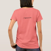Flip Flops im Sand-T - Shirt (Rückseite)