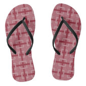 Flip Flops - Interwoven Squares Badesandalen (Fußbett)