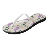 Flip Flops Katzenfisch Kaktus Paws Meow Badesandalen (Schrägansicht)