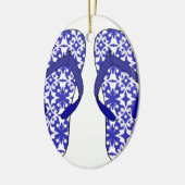 Flip Flops Keramik Ornament (Links)