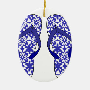 Flip Flops Keramik Ornament