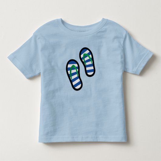 Flip Flops Kleinkind T-shirt (Vorderseite)