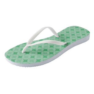 Flip Flops - Kreise und Diamanten Badesandalen
