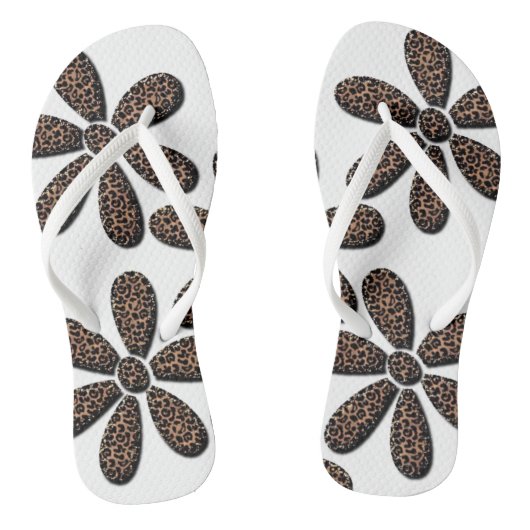 Flip Flops Leopard Badesandalen (Fußbett)