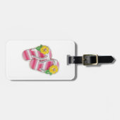 FLIP FLOPS LUGGAGE TAG GEPÄCKANHÄNGER (Vorderseite horizontal)