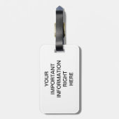 FLIP FLOPS LUGGAGE TAG GEPÄCKANHÄNGER (Rückseite vertikal)