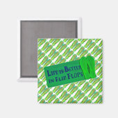 Flip Flops Magnet (Vorderseite/Rückseite)