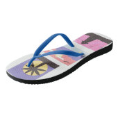 Flip Flops mit Beach Szenen Flip Flops Badesandalen (Schrägansicht)
