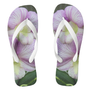 Flip Flops mit extravaganter Blume Badesandalen