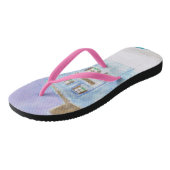 Flip-Flops mit Karibik Badesandalen (Schrägansicht)