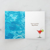 Flip-Flops nach Pool-Pensionierung Karte (Innenseite)