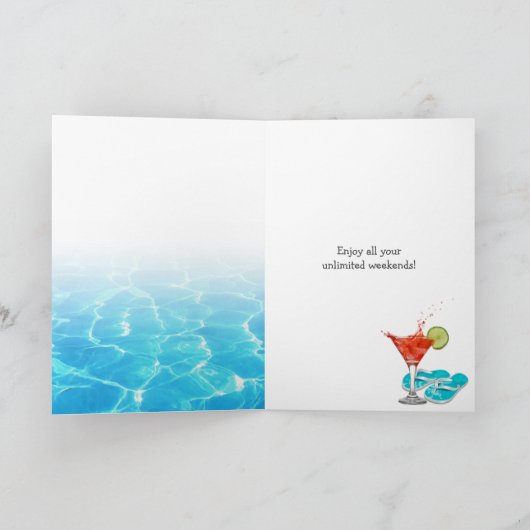 Flip Flops nach Pool-Rente Karte (Innenseite)