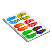 Flip Flops-Notebook Notizblock (Rechte Seite)