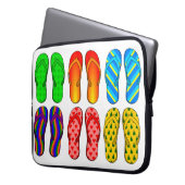 Flip Flops Notebook-Sieb Laptopschutzhülle (Vorderseite Links)