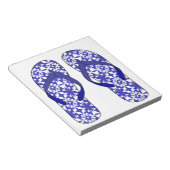 Flip Flops Notizblock (angewinkelt)