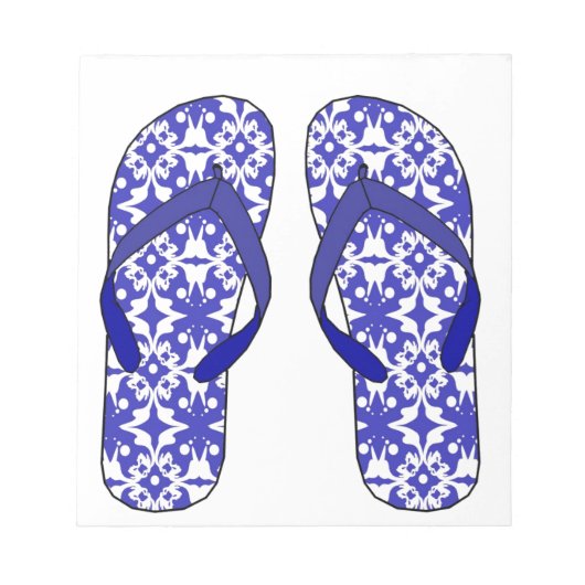 Flip Flops Notizblock (Vorderseite)