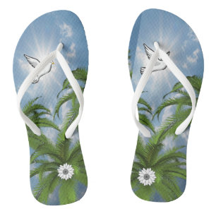 Flip Flops Palm Tree Badesandalen