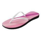 Flip Flops Pink Strip Badesandalen (Schrägansicht)