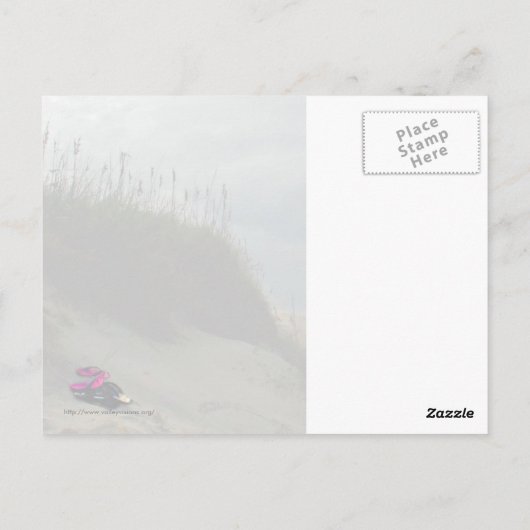 Flip Flops Postkarte (Rückseite)