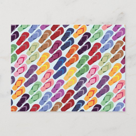 Flip-Flops Postkarte (Vorderseite)
