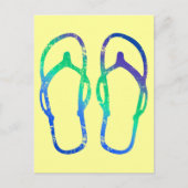 Flip Flops Postkarte (Vorderseite)