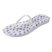 Flip Flops - Purple Pattern Badesandalen (Schrägansicht)