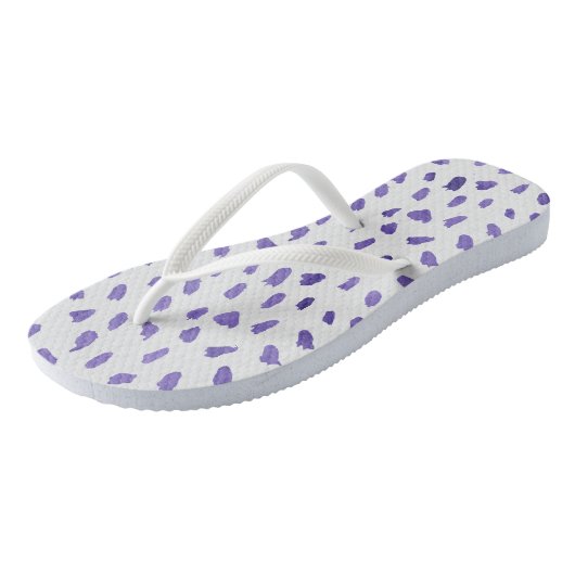 Flip Flops - Purple Pattern Badesandalen (Schrägansicht)