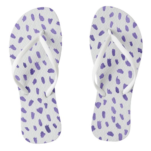 Flip Flops - Purple Pattern Badesandalen (Fußbett)
