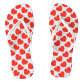 Flip Flops - Red Hearts Badesandalen (Fußbett)