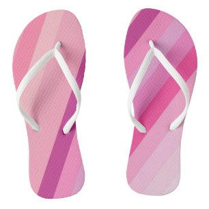 Flip Flops Rosa Streifen Badesandalen