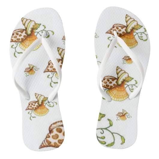 Flip Flops Seashell Badesandalen (Fußbett)