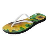 Flip Flops Sonnenblume Badesandalen (Schrägansicht)