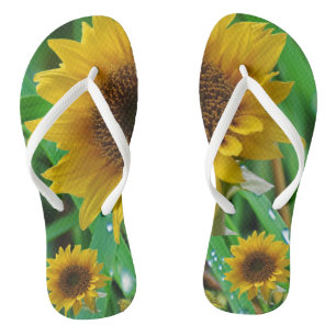 Flip Flops Sonnenblume Badesandalen