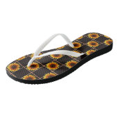 Flip Flops Sonnenblume Badesandalen (Schrägansicht)