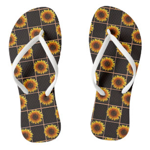 Flip Flops Sonnenblume Badesandalen