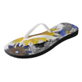 Flip Flops Sonnenblume Badesandalen (Schrägansicht)
