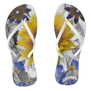 Flip Flops Sonnenblume Badesandalen