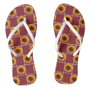 Flip Flops Sonnenblume Badesandalen